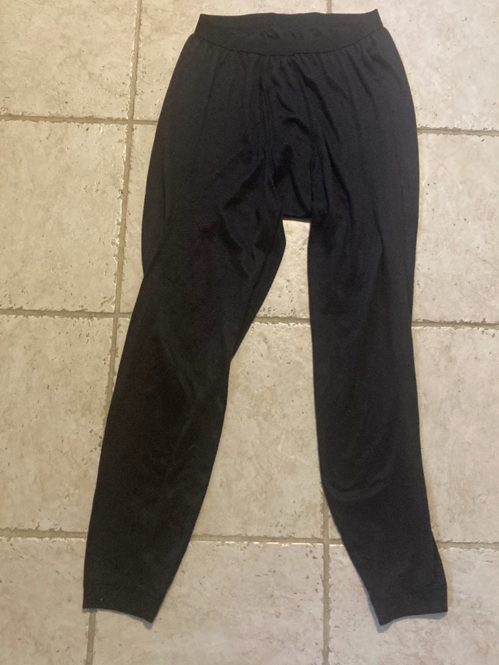 Men's Patagonia Capilene Black Base Layer Size Large Made in USA